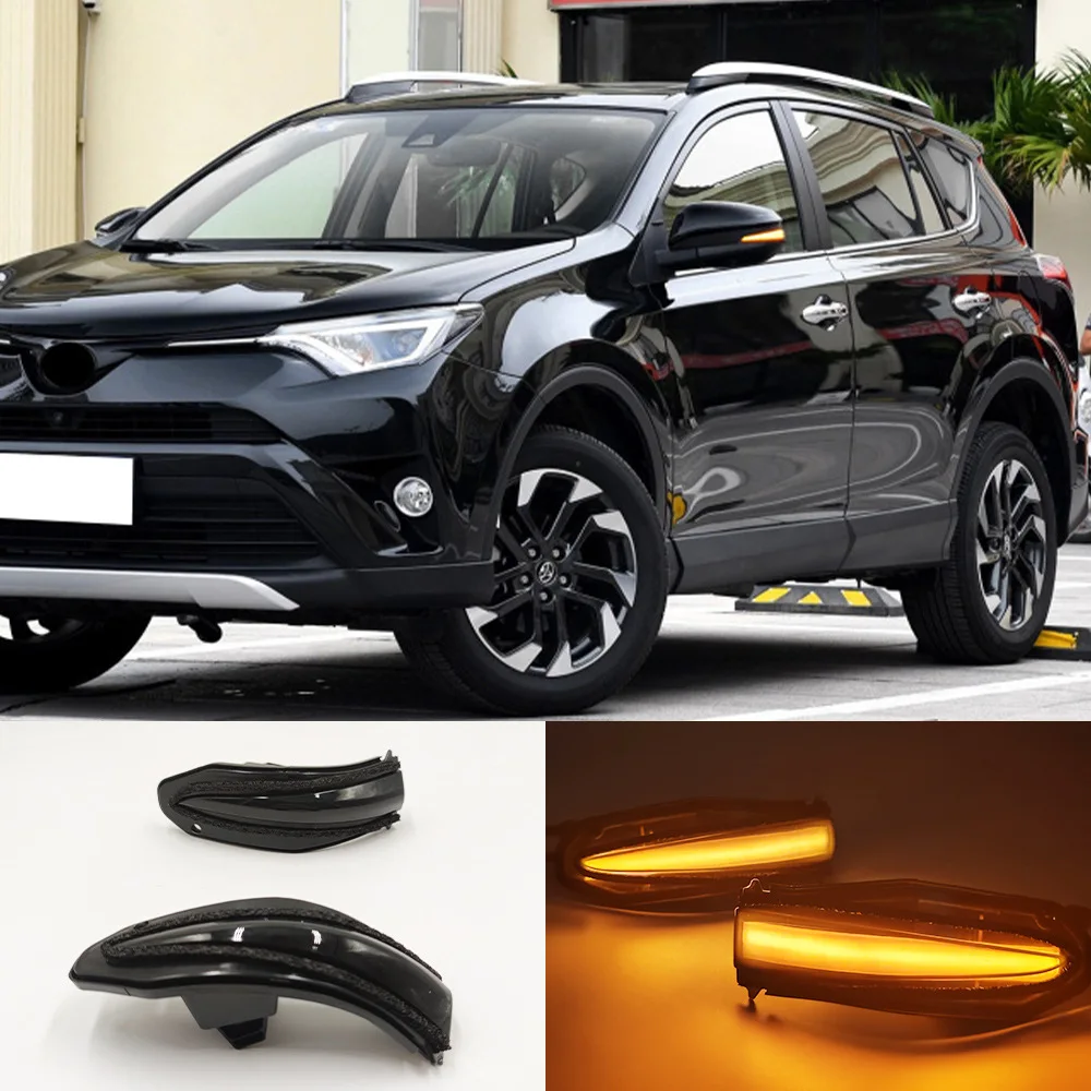 For Toyota Highlander RAV4 Noah/Noah/Highlander rearview mirror water turn signal modification