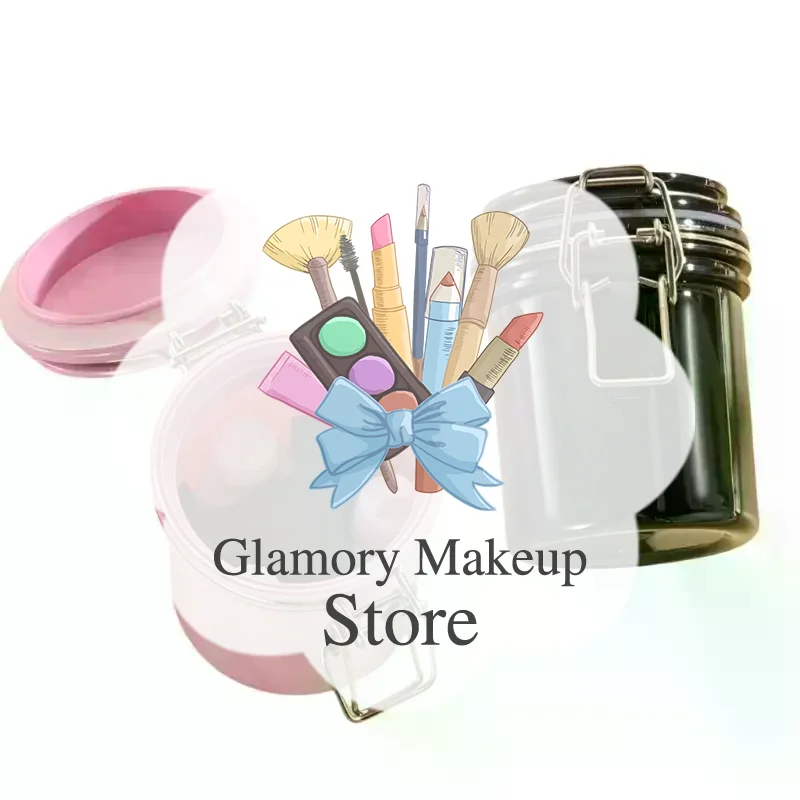 Leak-Proof False Eyelash Glue Storage Container 200ML Portable Sealed Jar for Beauty Salons Home Makeup Use