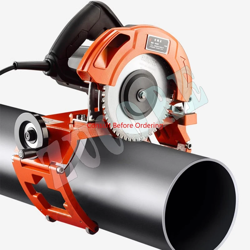 

40-250MM Electric Small Portable PE Pipe Cutting Machine Galvanized Steel