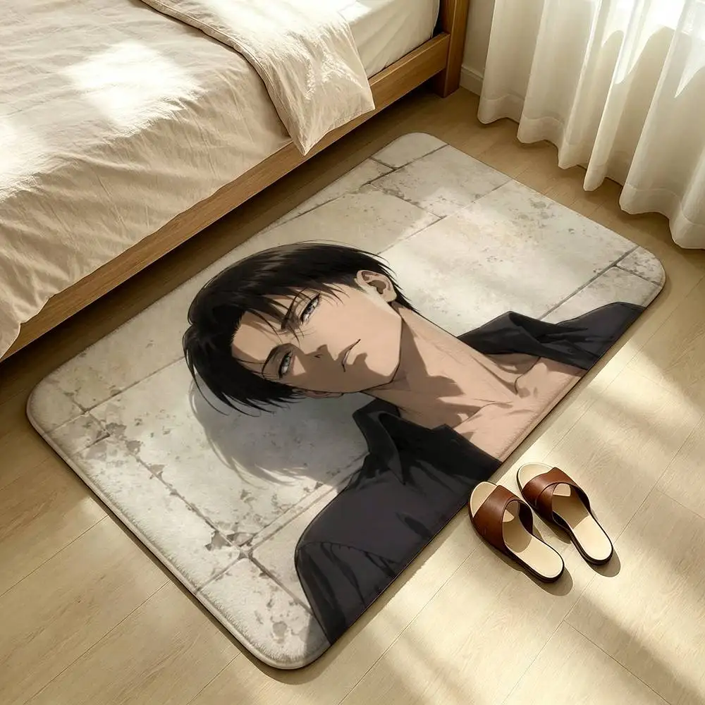 Luxury Hot Anime Attack On Titan Shower Room Absorbent Small Floor Mat Soft Comfortable Decorative Foot Mat