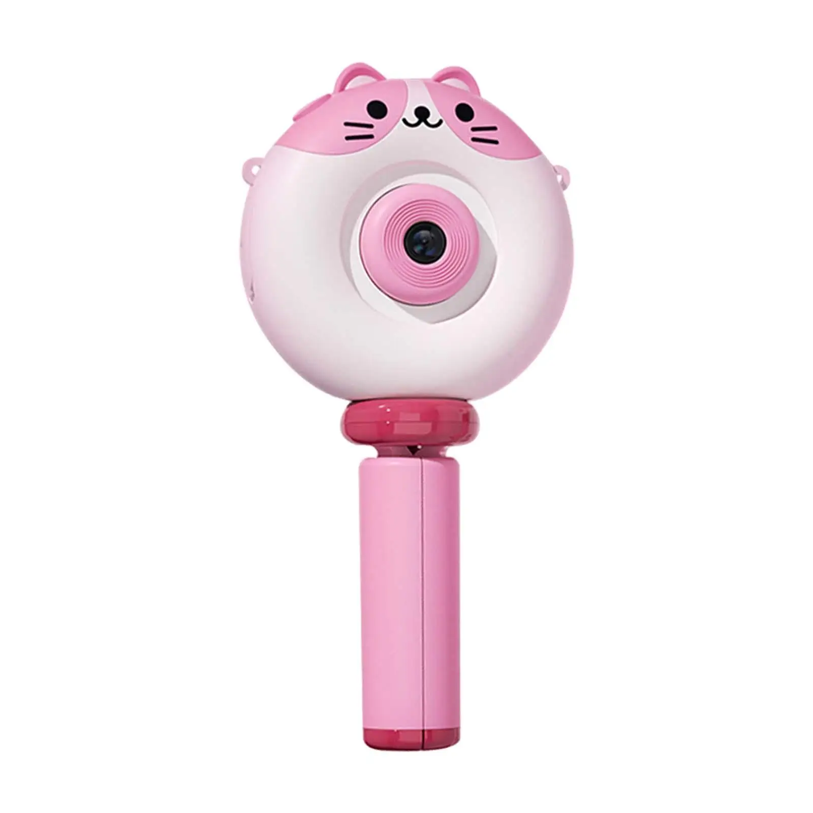 USB Rechargeable Selfie Camera for Kids, Tripé dobrável, Cartoon Animal Design, Presentes do Dia dos Namorados para 3 a 8 anos de idade