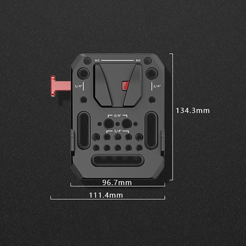 

Пластина для аккумулятора V-Mount/V-Lock с креплением на стойку и быстросъемной пластиной, универсальные аксессуары для камеры
