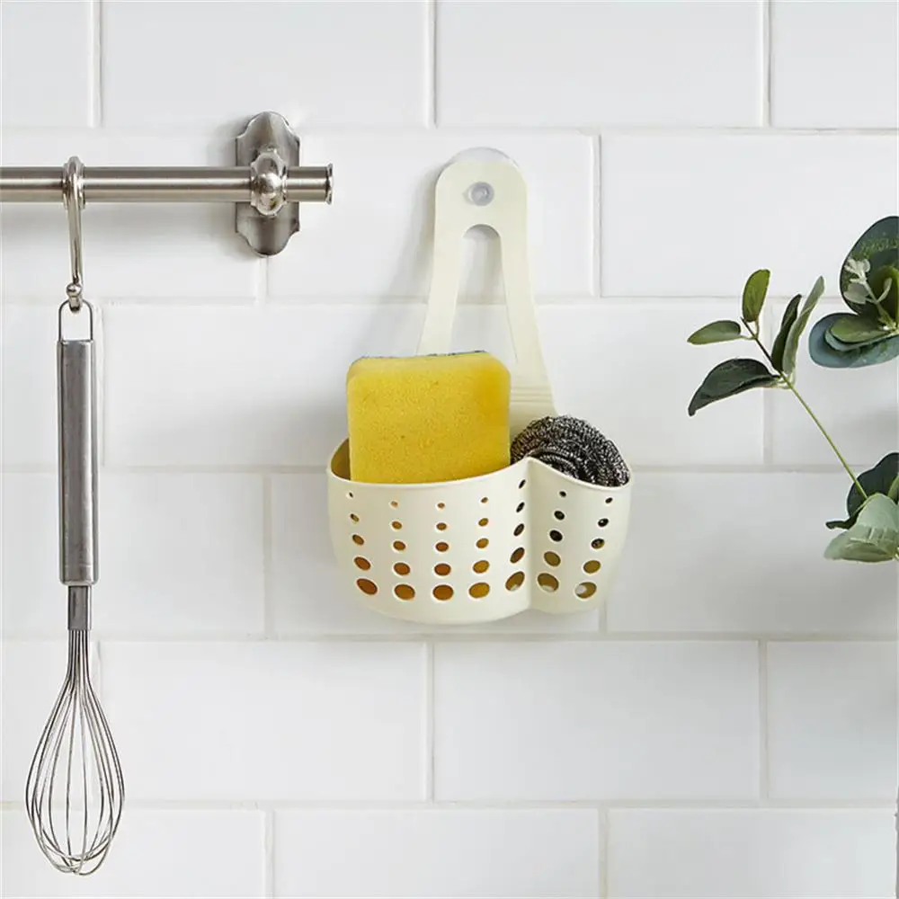 Drain Holders Suction Cup Hollow Drain Good Flexibility Sink Holder Kitchen Utensil Filter Basket Drain Quickly Porous Drain