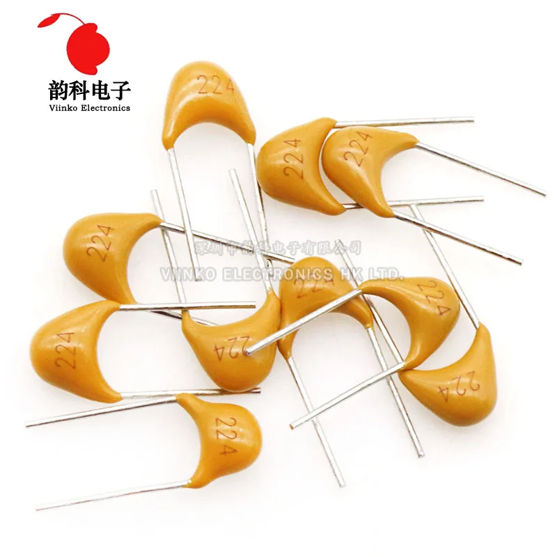 18values*10pcs = 180pcs Monolithic Ceramic Capacitor Kit 50V 20pF - 1uF Capacitance Assorted Set DIY