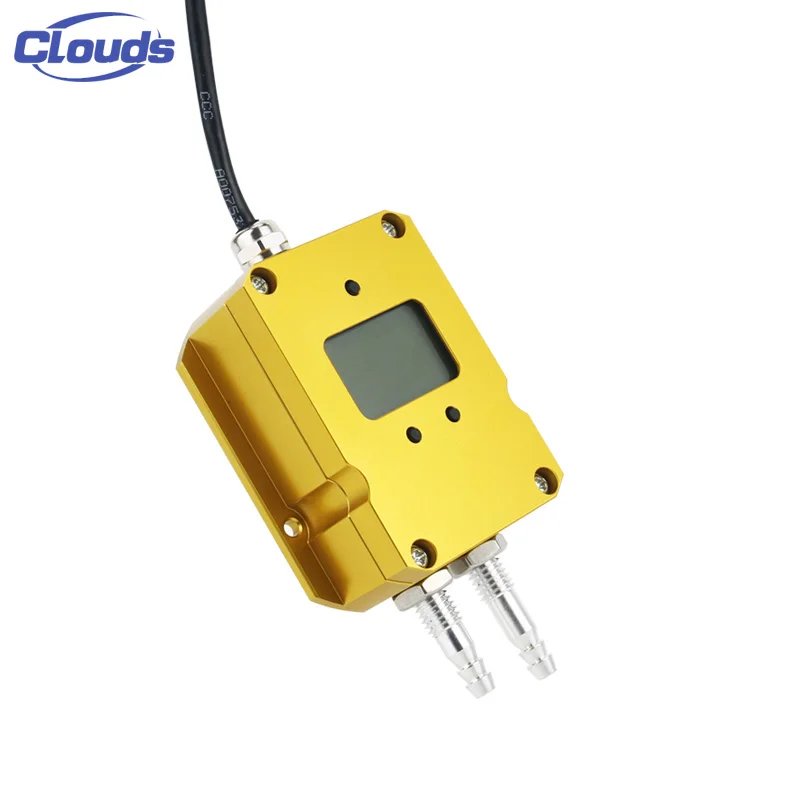 Clouds 4-20mA 0-5V Oil Water Gas 1-5v.0-10v RS485 Digital Air Wind Differential Pressure Transmitter Pressure Sensor