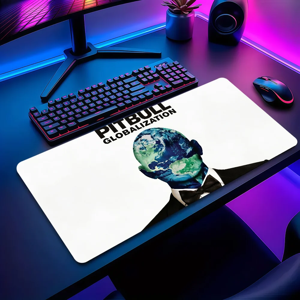 Singer P-Pitbull Mouse Pad Large Non-slip Lockedge Desktop Computer Desk Mat Keyboard Writing MousePad Office Gamer Student