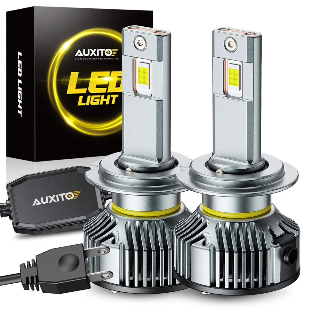 AUXITO 2Pcs 30000LM 100W H8 H11 LED High Power LED Headlight Bulb Canbus 9012 9005 HB3 9006 HB4 H7 Head Light Lamp with Fan