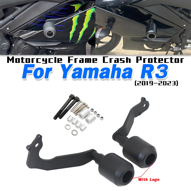 

For Yamaha R3 2019-2023 Motorcycle Frame Slider Crash Protector Pads Motorcycle Anti-falling Protection Pads Spindle Bobbins