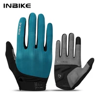 INBIKE 2023 guantes de ciclismo MTB Gel transpirable guantes de montar en bicicleta de carretera Touchsrceen guantes de bicicleta TPR almohadilla de palma accesorios de bicicleta