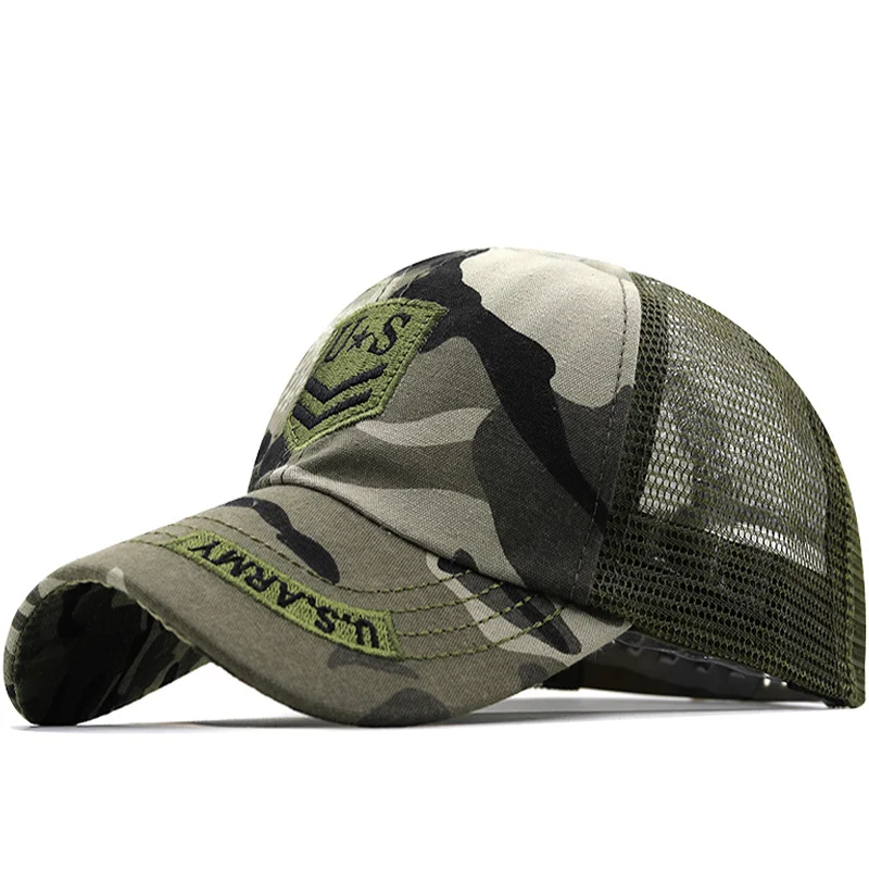 

Unisex Adjustable New Fashion Army Camouflage Camo Baseball Cap Casquette Hat Men Women Airsoft Tactical Hiking Desert Hat