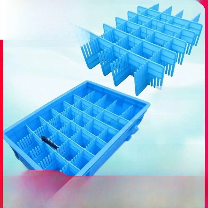 

New Material Thickened Plastic Partition Strip Practical Storage Box Separator Organizer Dividers Home Organization Tools