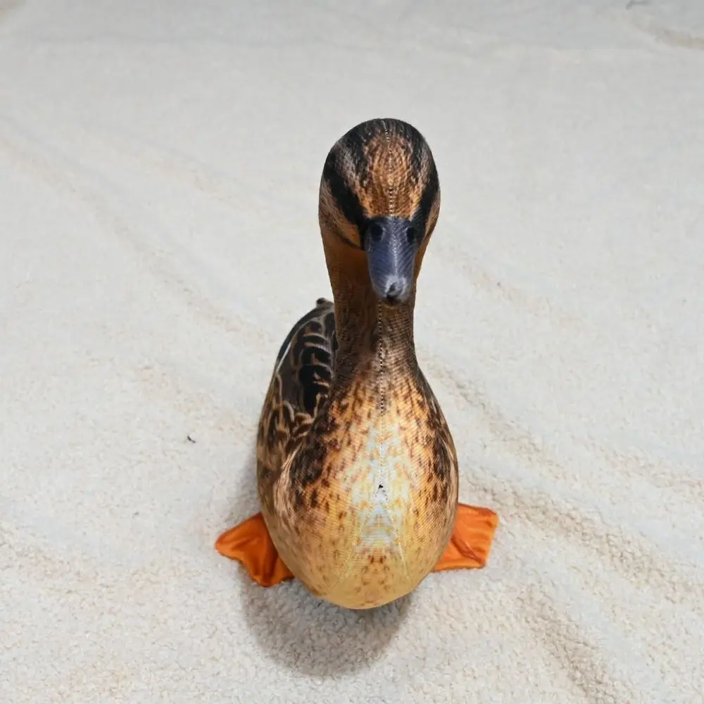 Stuffed Animal Simulation Plush Duck Vivid Lifelike Throw Cushion Stuffed Duck Soft Cute Home Ornament Duck Plush Pillow