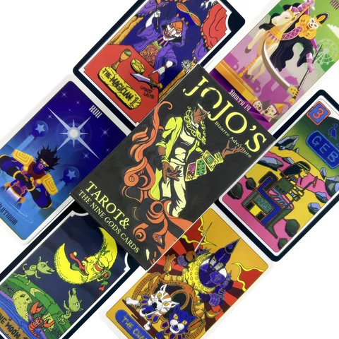 Cartas de Tarot de Anime JoJo Bizarre Adventure, baraja de adivinación, edición en inglés, edición Oracle Board para fiesta