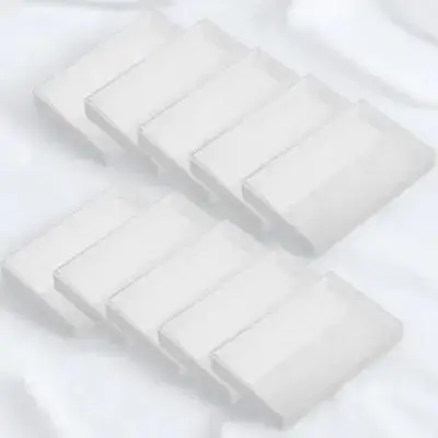 

10Pcs Clear Plastic Vintage Cassette Tape Storage Box Organizer Protector for Travel Audio Tape Holder Multifunctional