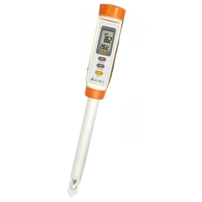 AZ8613 PH Test Pen With Removable Tip & Protective Cover Multi-purpose PH Value Measuring Tool Support ODM Customization