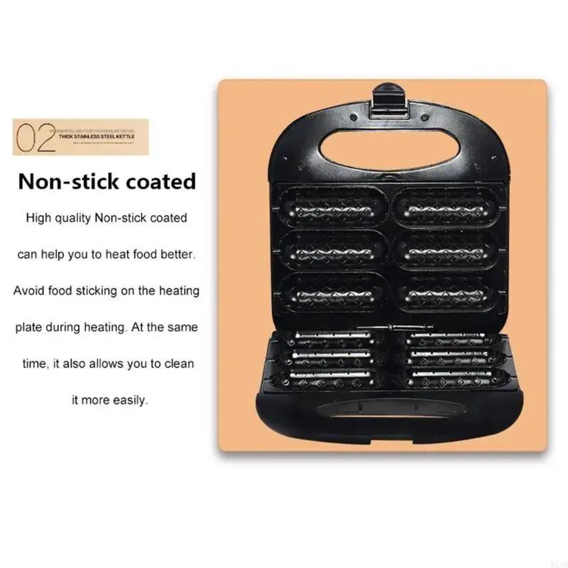KX4B Electric Sausage Machine Mini Croccante French Lolly Muffin Friggere Friggere Calza