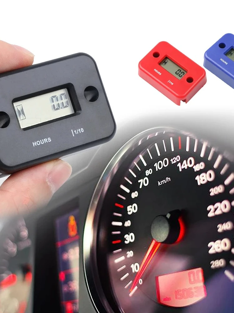AliExpress High Precision Digital Hour Meter LCD Counter for Motorcycle ATV Snowmobile Boat Generator Car Bike 2025