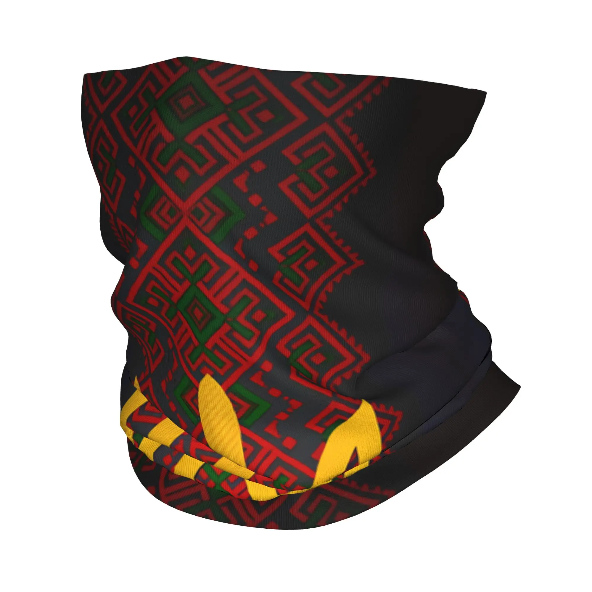 Outdoor Sports Balaclava Ukraine Trident Ethnic Ornament Bicycle Mask Breathable  Face Masks Trendy UV Protection Scarf Bandana