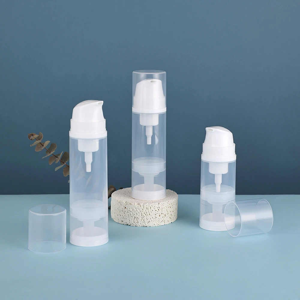 زجاجة مضخة رغوة الضغط بدون هواء قابلة لإعادة الملء لتغليف مستحضرات التجميل 50 مل 80 مل 100 مل حاوية فارغة #1