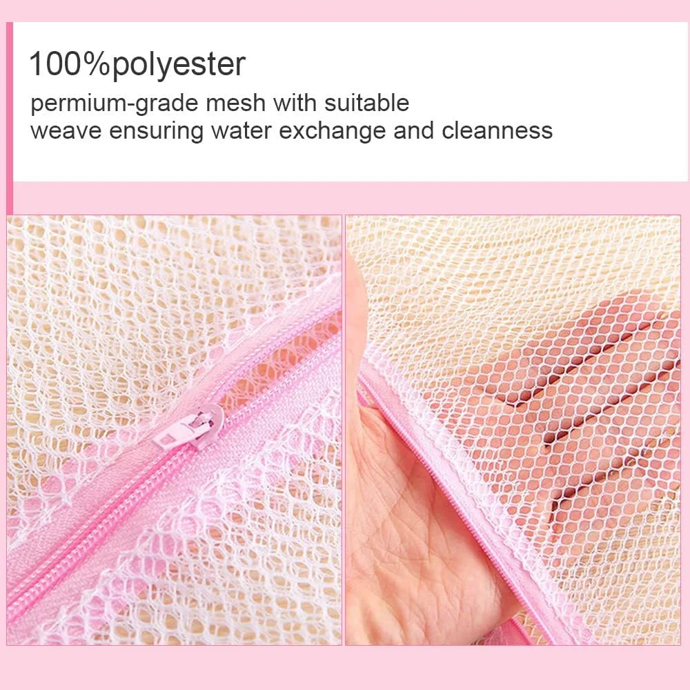 Wash Machine Wash Bags with Zip Closure for Hosiery Blouse Underwear Bra Lingerie Baby Clothes Delicate Wash Laundry Bags