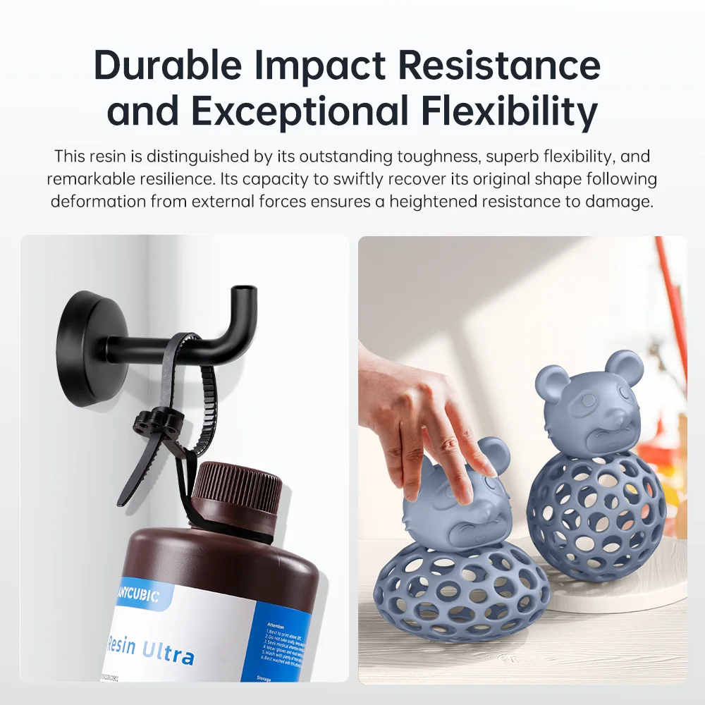 ANYCUBIC Tough Resin Ultra For 3d Printer For Photon Mono 2 Liquid Resin 3D Printing Materials Strong Impact Resistance Resin