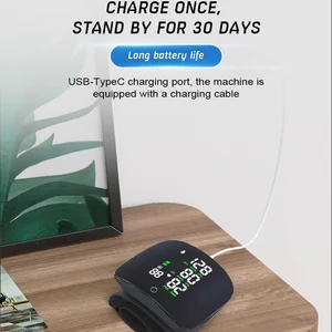 جهاز قياس ضغط الدم النبضي LED القابل لإعادة الشحن ، مقياس ضغط الدم لنقل الصوت باللغة الإنجليزية ، مقياس توتر العين ، جهاز مراقبة ضغط الدم ، جديد أفضل 10 مقياس ضغط دم قابل لإعادة الشحن للمبيعات - No8