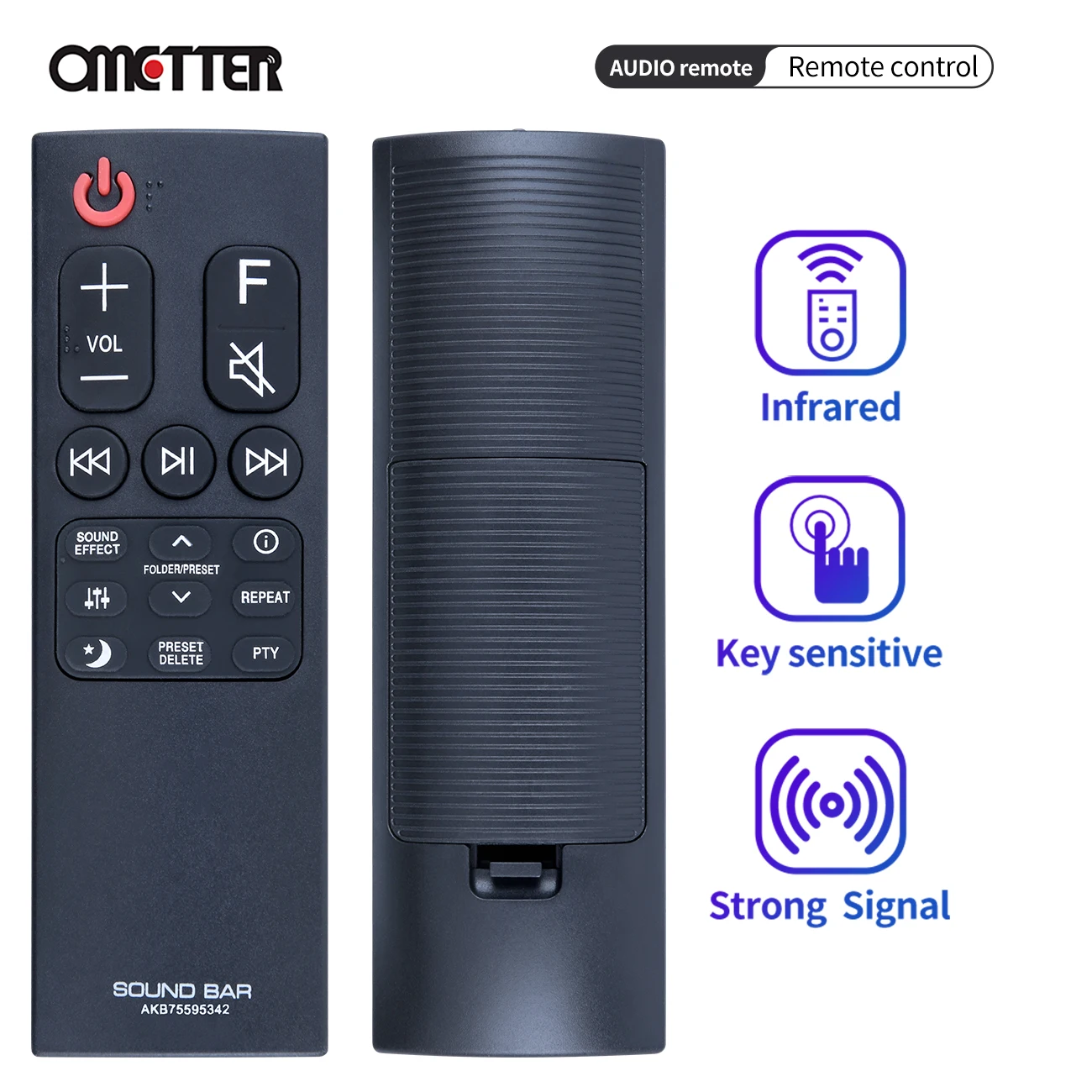 Ajuste de controle remoto para Soundbar, AKB75595342, SP2, PL5, SN6Y, SL6Y, SL6YF, SL5Y, SL7Y