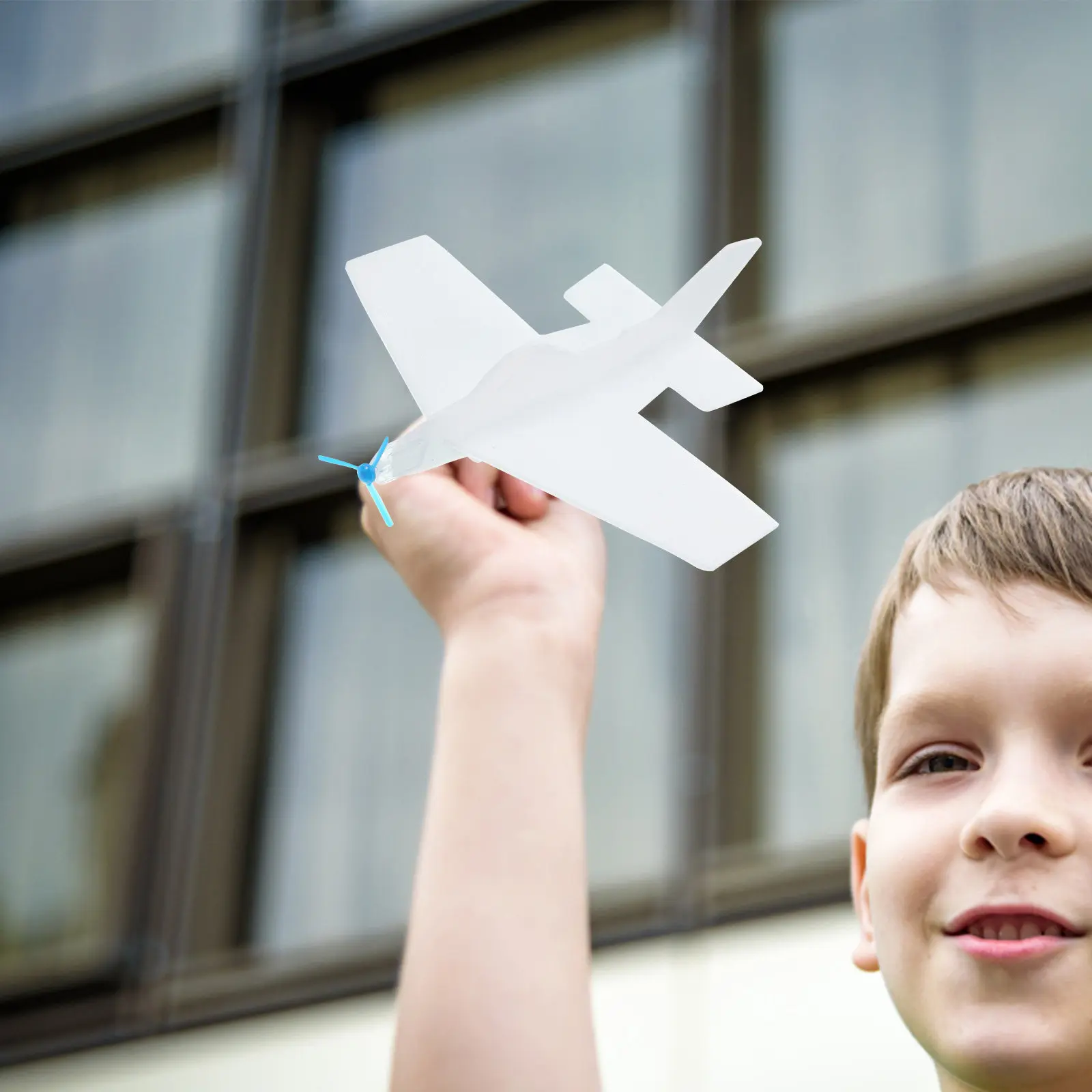 

10Pcs DIY Glider Plane Lightweight Durable Educational Kids Outdoor Plaything Flying Airplane Party Favors