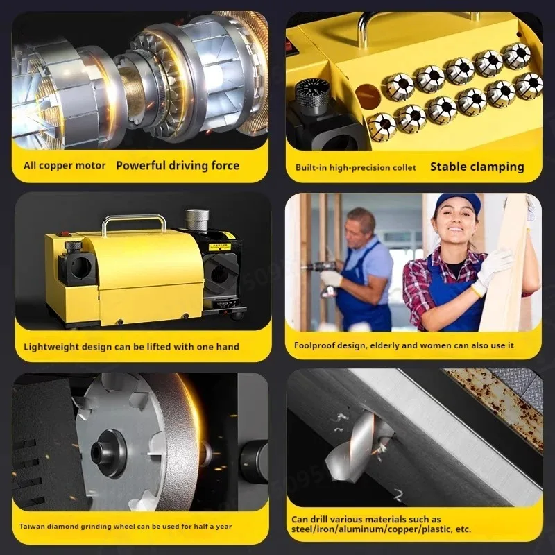 MR-20G 110/ 220V Drilling Bit Grinder Drill Bits Sharpening Machine Tool Electric Drilling Tools