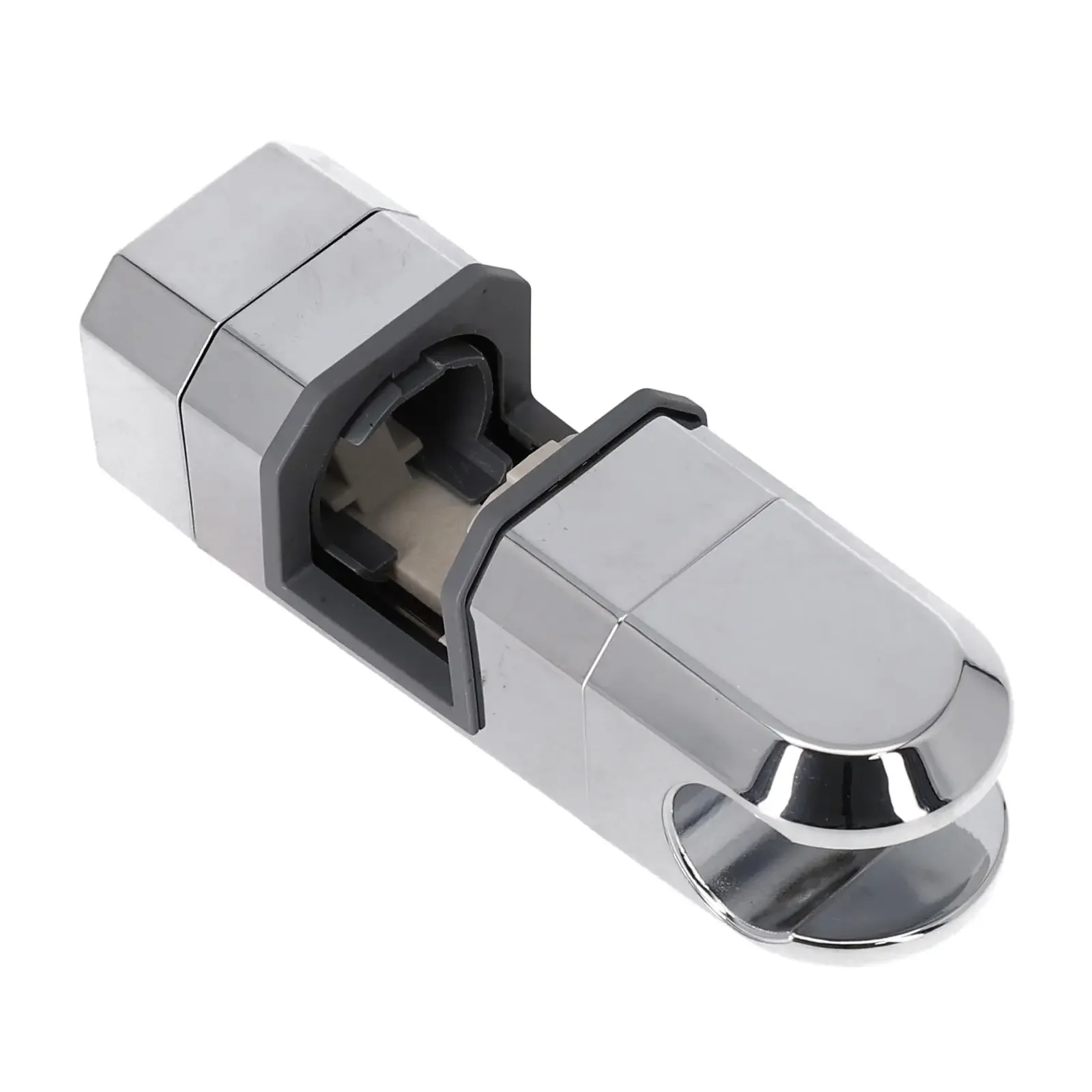 

Universal 15mm-30mm Chrome Shower Rail Head Slider Bar Holder Adjustable Shower Head Holder Brackets Rod Bar Hanger Replacement