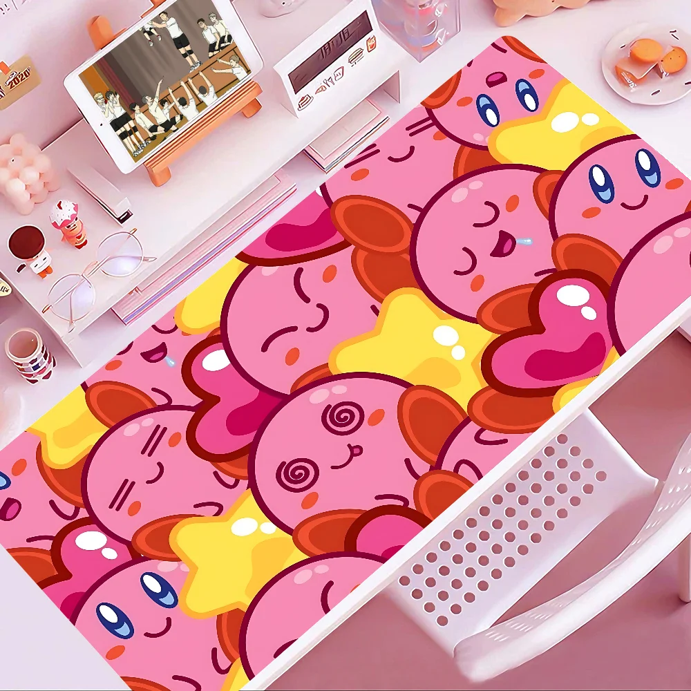 Cute Pink K-Kirby Mousepad New Arrivals Large Gaming Mousepad L XL XXL Gamer Mouse Pad Size For Keyboards Mat