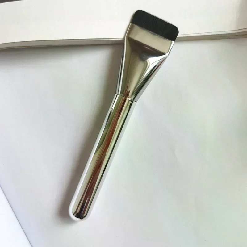 Pincel de base ultrafino, leve e fino, pincel de contorno facial, pincel de contorno plano, mistura de base, creme, pincéis de maquiagem