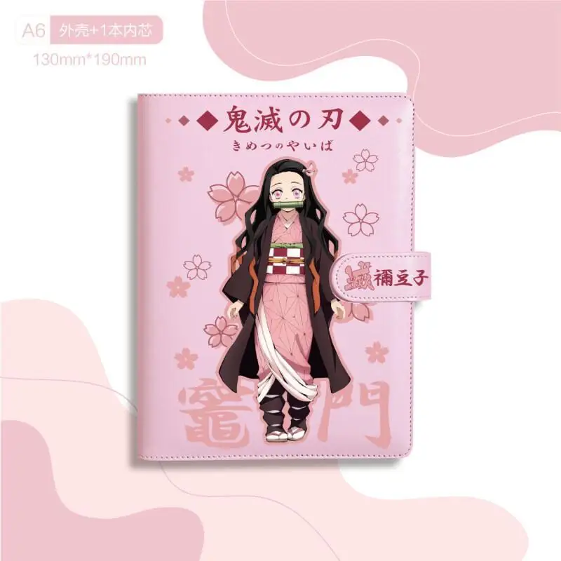 BANDAI  Demon Slayer Kamado Tanjirou Notebook New Anime Student Journal Cute Gift Kawaii for School Daily Writing Pad Stationery view 6