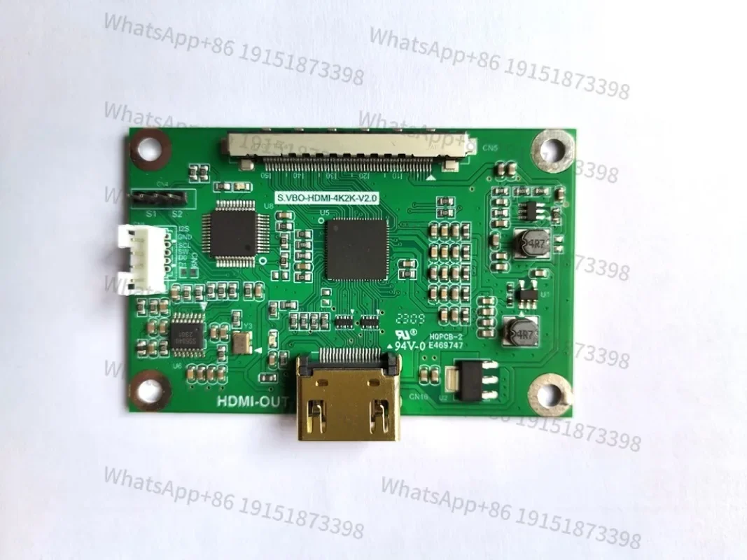V-by-One to HDMI adapter board VB1/VBO to HDMI output supports single/dual split drive 4K/1080p