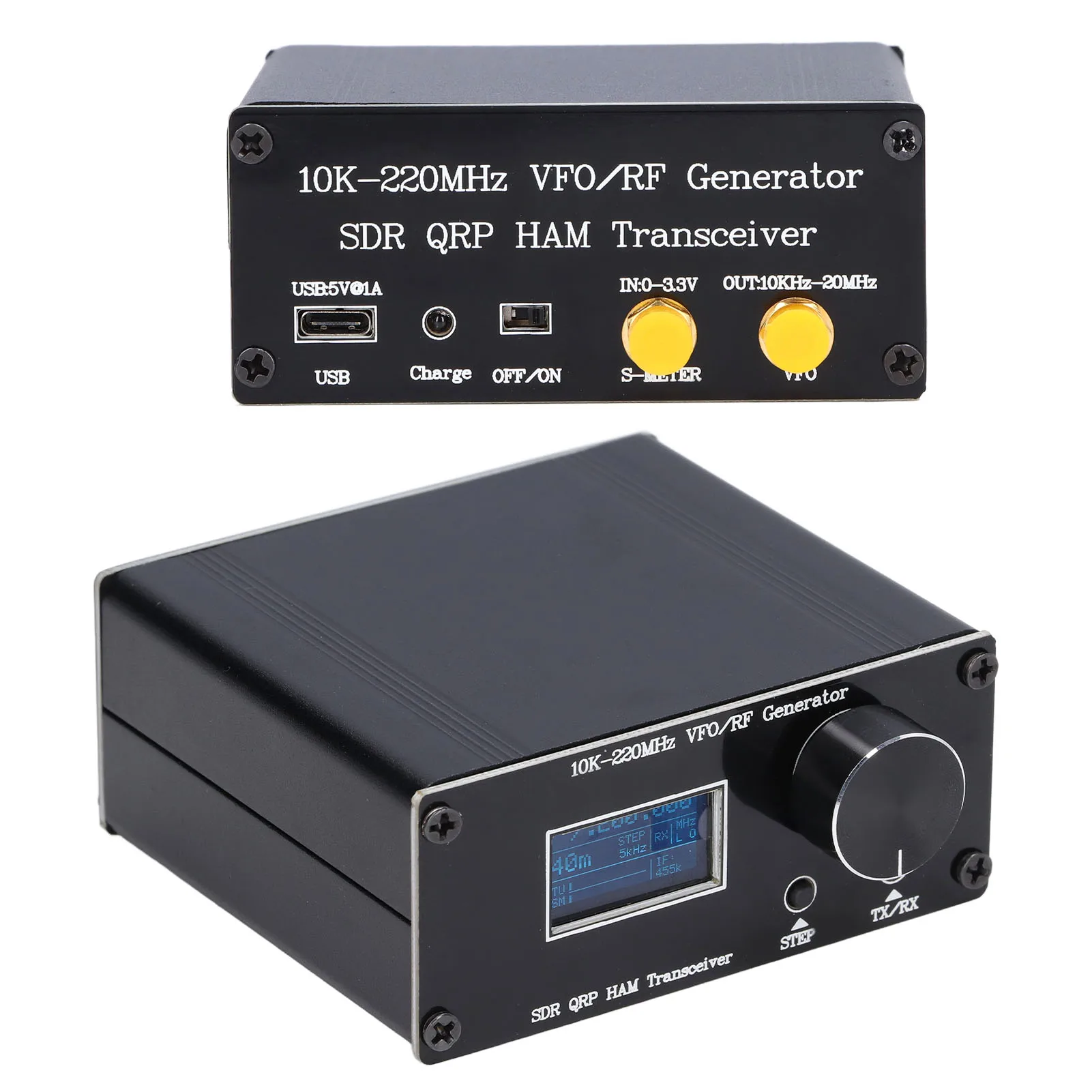 10K‑220MHz Variable Frequency Oscillator SDR QRP HF Transceiver HAM Variable Frequency Oscillator VFO RF Generator