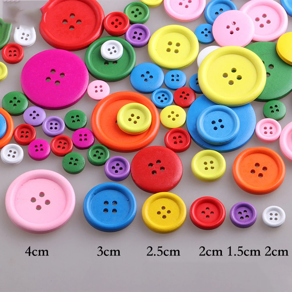 10Pcs Size Round Resin Sewing Buttons For Craft Round Sewing Buttons Scrapbook DIY Home Decoration Accessories