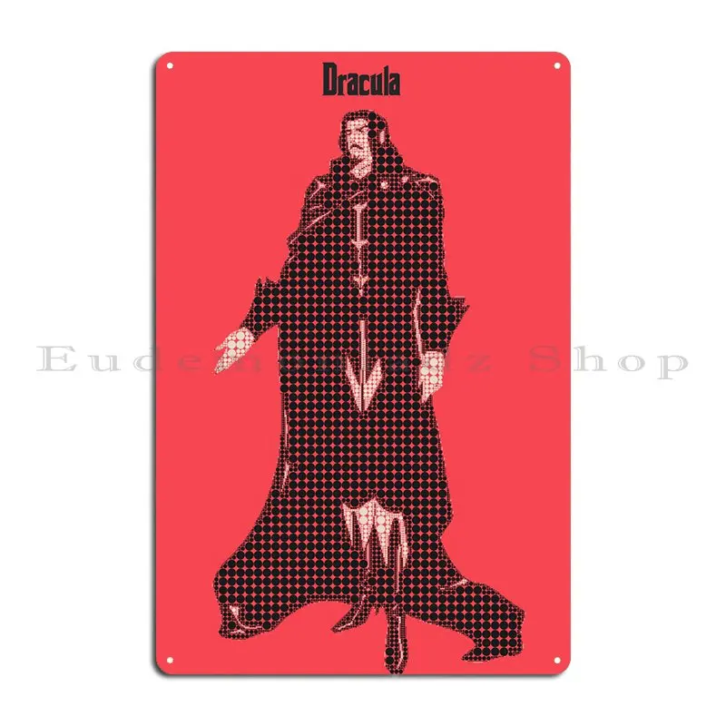 Dracula Metal Plaque Painting Pub Wall Decor Iron Create Tin Sign Poster