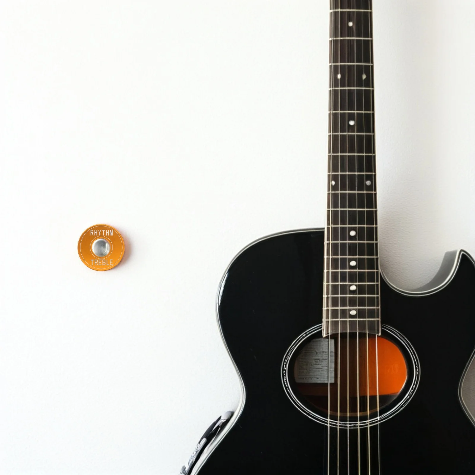 

2Pcs Guitar Switch Rings Gold Metal Rhythm Treble Toggle Washer Plates for Electric Guitar Control Parts Musical Instrument