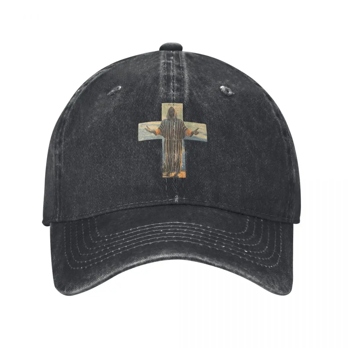 

Jesus Isaac Hayes denim Hat Lightweight Hats Woman Cap Man Summer