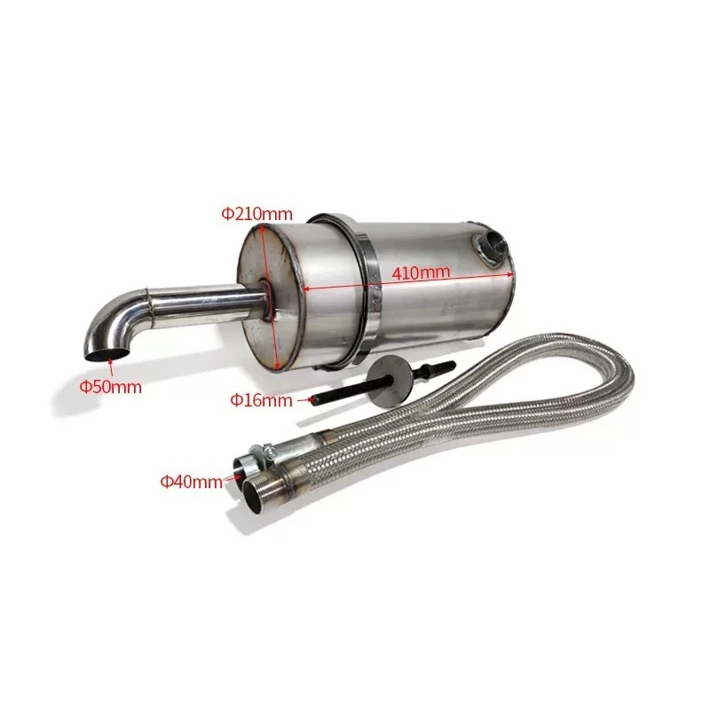 For Forklift Exhaust Purifier Three Way Catalytic Converter for 2 3.5 Ton Hangchao Heli Annual Inspection Emission Optimizer