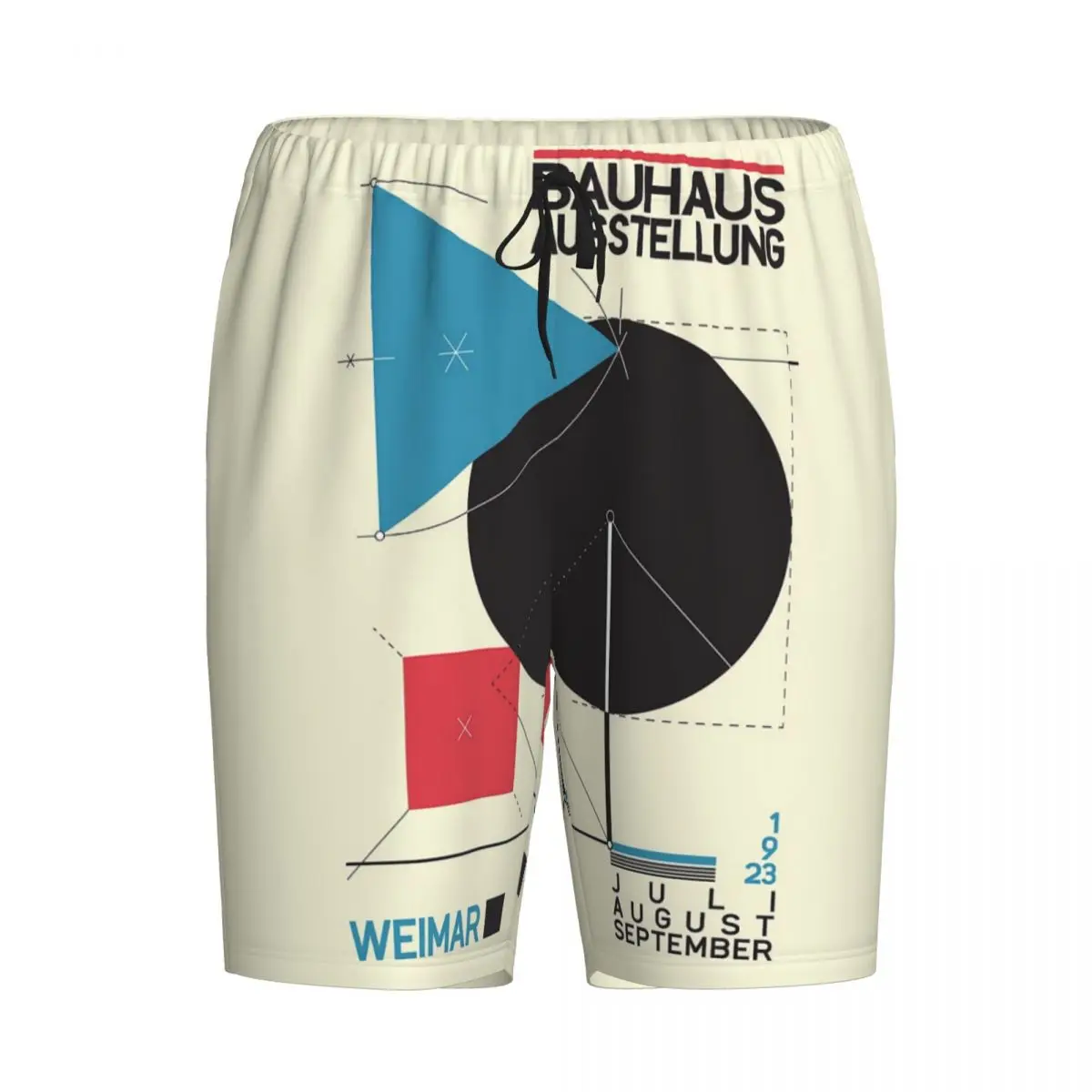 

Мужские шорты-пижамы в стиле Баухаус для сна и отдыха