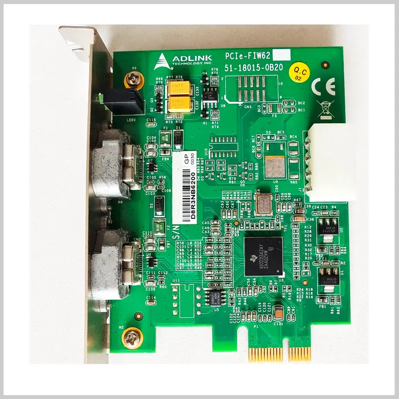 ADLINK PCIe-FIW 62 2채널 PCI IEEE1394b 이미지 수집 카드 100% 테스트 작업