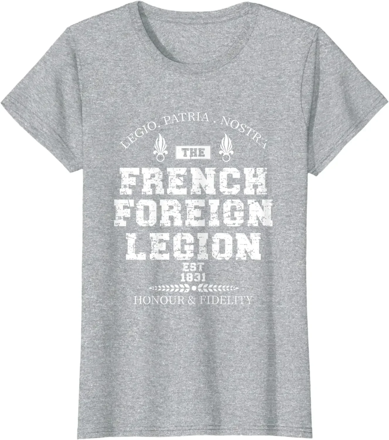 French Military Army Etrangere Troop Men T-Shirt Short Sleeve Casual 100% Cotton O-Neck Summer TShirt