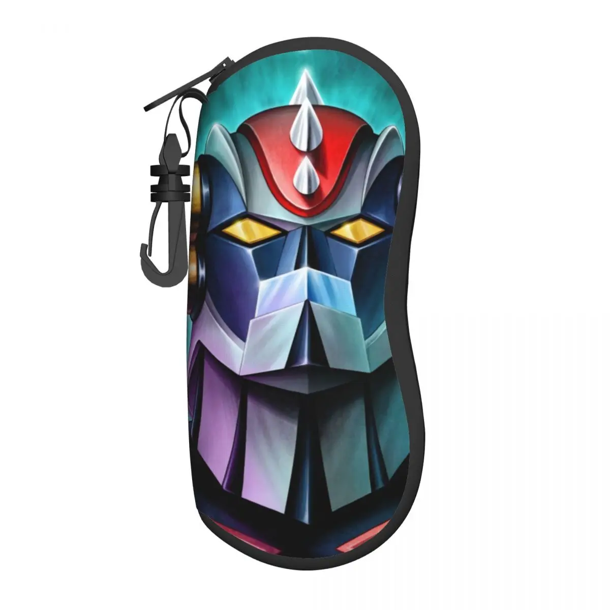 Grendizer Goldrake UFO Robot Sunglasses Case Neoprene Zipper Anime Manga Shell Eyeglass Case Custom Protective Box For Glasses