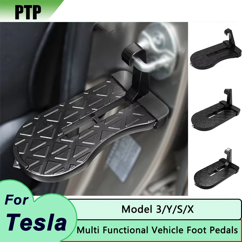 Universal Car Door Step Multifunctional Emergency Window Breaker Roof Luggage Loading & Cleaning Triangle Square Styles