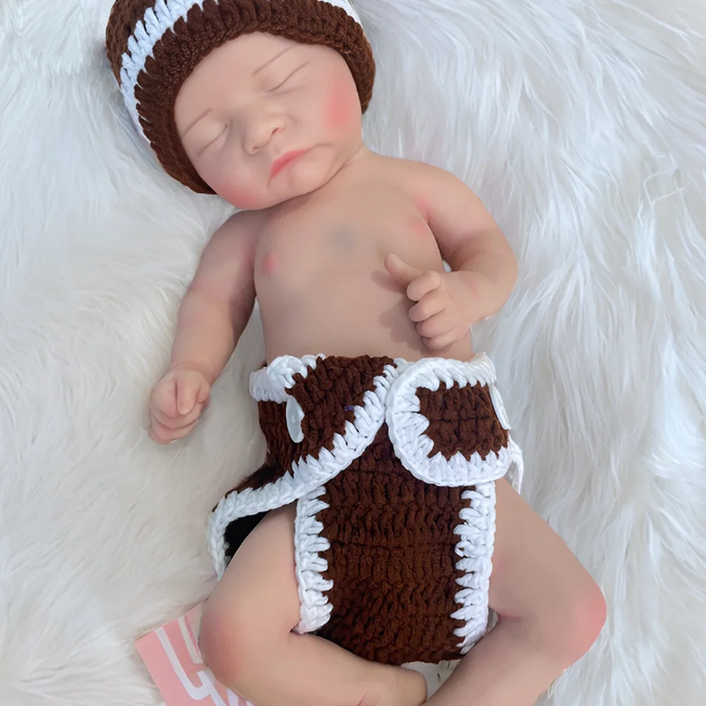 17Inch Silicone Reborn Baby Doll Ultra Realistic Hand Painted Skin Texture Boy Doll Perfect For Collectors And Doll Enthusiasts