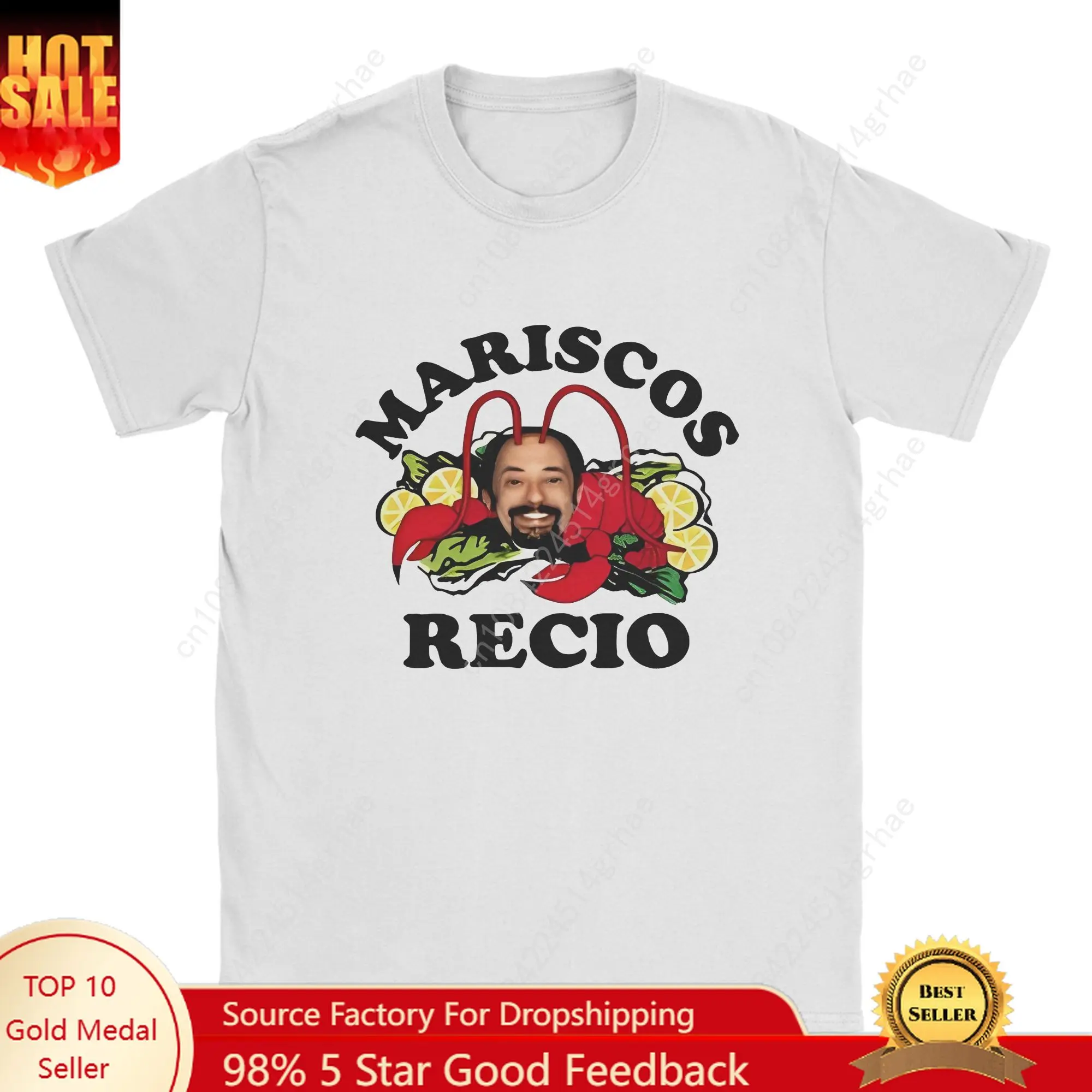 

Men's Antonio Recio T Shirts Funny Pure Cotton Tops Vintage Short Sleeve Round Neck Tee Shirt Plus Size T-Shirt