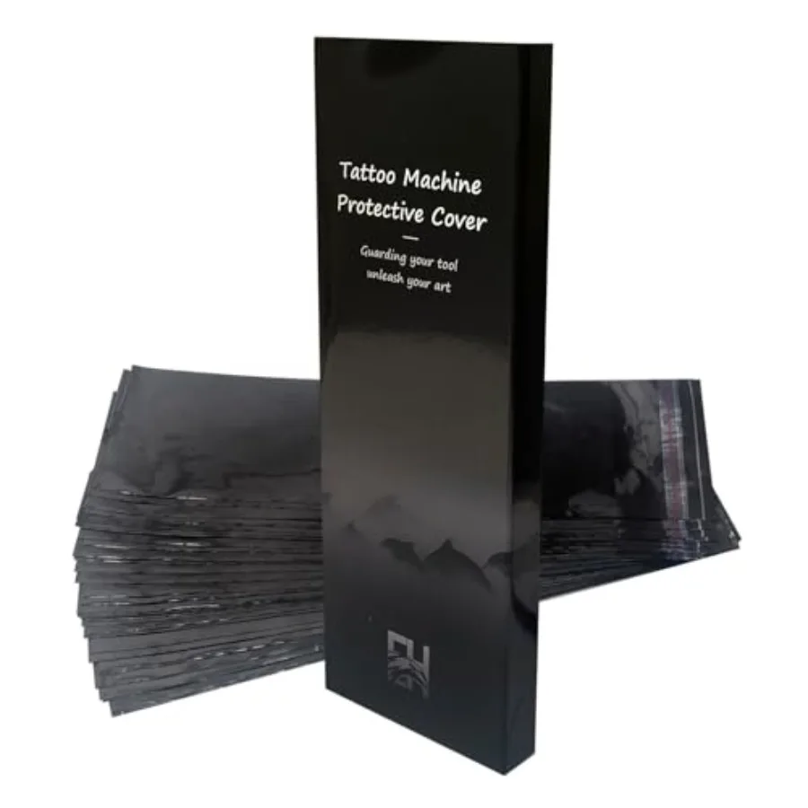 

Large Self Sealing Pen Covers 100Pcs Waterproof Thickened Tattoo Bags 7Inch for Pen Machine Accessories