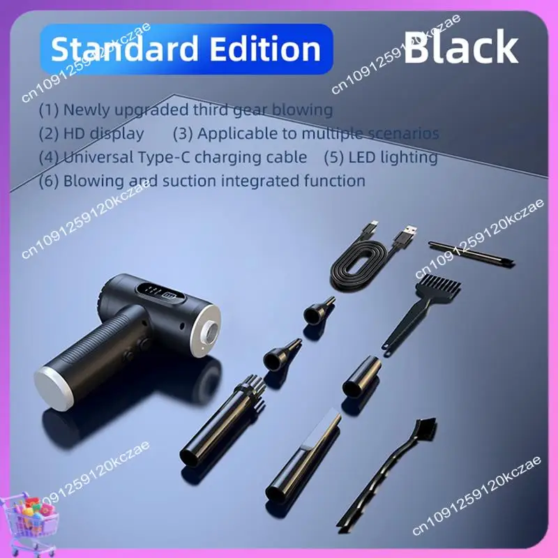 X11A – aspirateur à main sans fil, 50000 tr/min, 3 vitesses, pour voiture, maison, ordinateur, soufflant la poussière, Durable