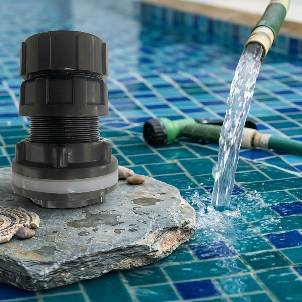 Swimming Pool Drainage Pool Sand Filter Valve For Backwashing ABS Plastic Construction Integrated Filter Screen